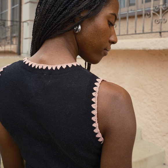 ANOTHER GIRL  Midi Dress embroidered martini dress - Picture 6 of 6